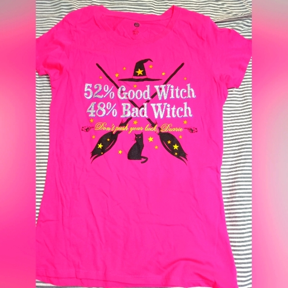 Puppie Love Wicked Wizard Of Oz T-Shirt – Good Witch & Bad Witch Pups, Sky Blue, 100% Cotton